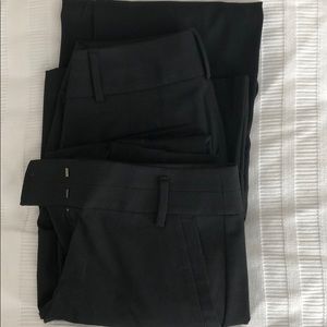 Ann Taylor loft Julie trouser set grey and black